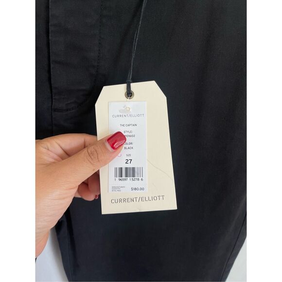 CURRENT/ELLIOTT The Captain Trouser Pants Size 27 NWT - Picture 5 of 10